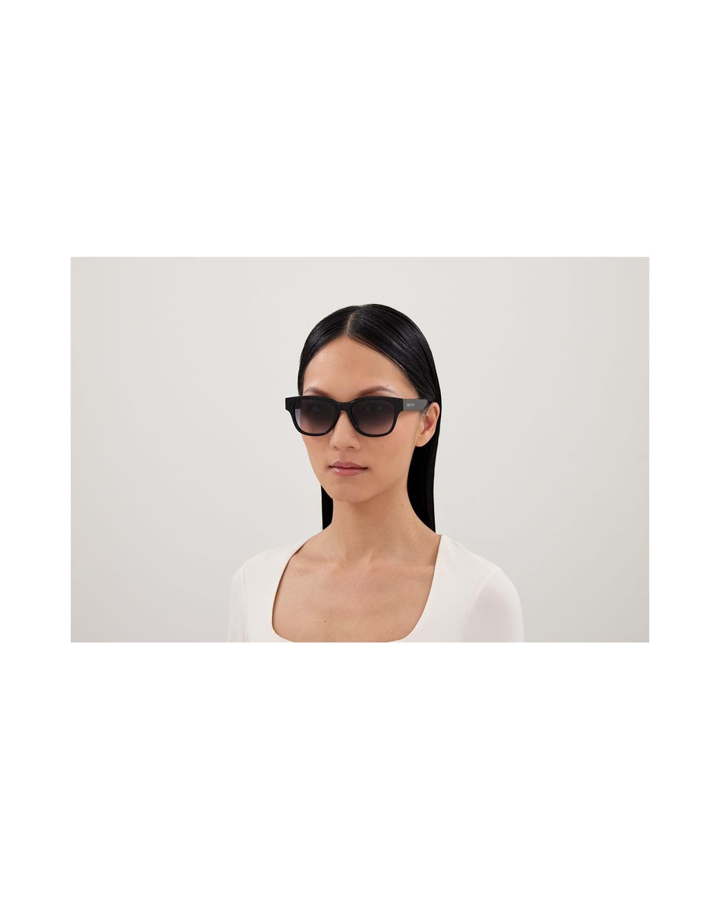 McQueen Black Am0528Sa 001 Sunglasses Acetate Squared