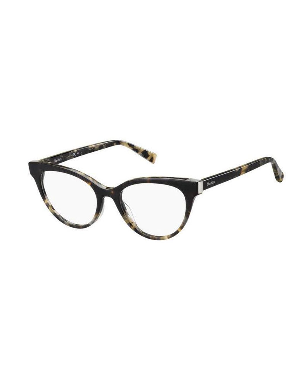 Max Mara Black Mm 1422 Aci Optical Frames Outlet Plastic Cat Eye