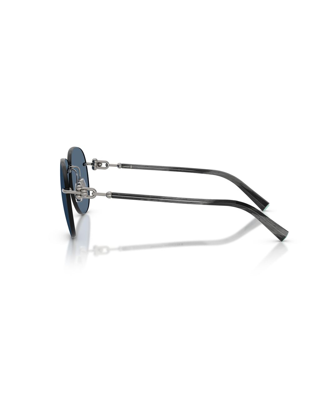 Tiffany & Co Black Tf3124 600380 Sunglasses Metal Pilot Normal