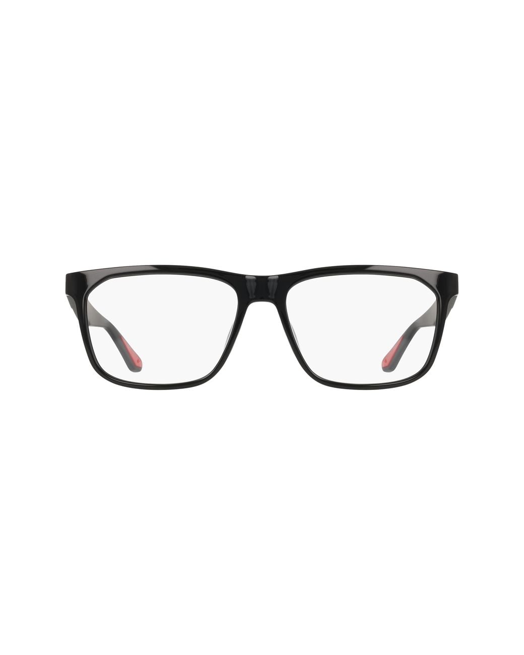 Nike Black 7414 006 Optical Frames Bio-Injected Squared Normal for men