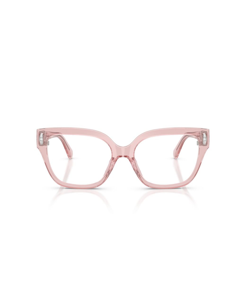Swarovski Black Sk2076U 1105 Optical Frames Acetate Transparent Squared Normal
