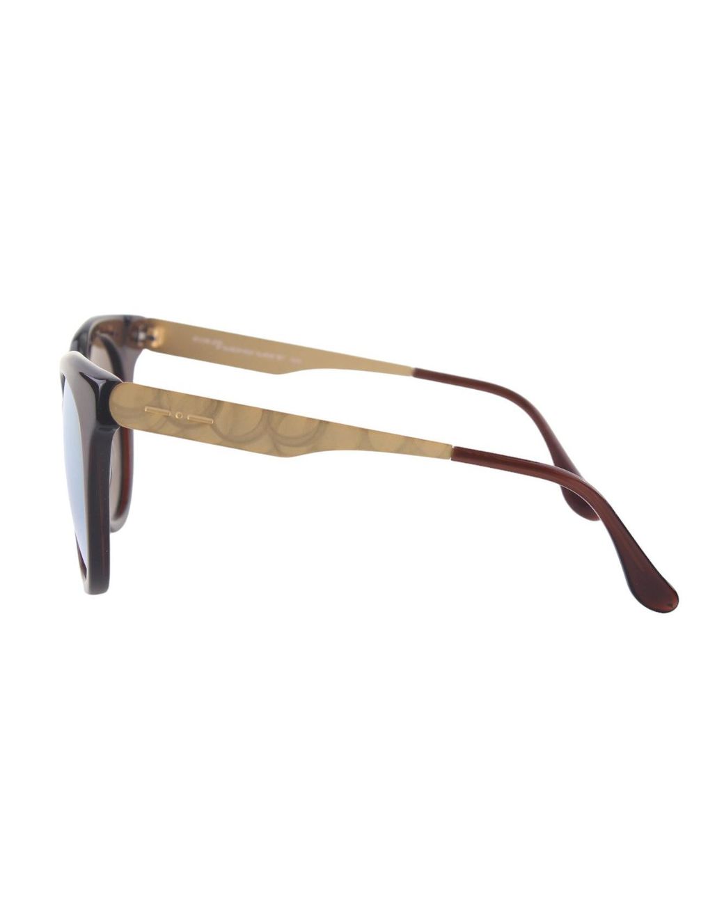 Italia Independent Brown I-Light Metal 0801 044.Ace Outlet Sunglasses Acetate Round
