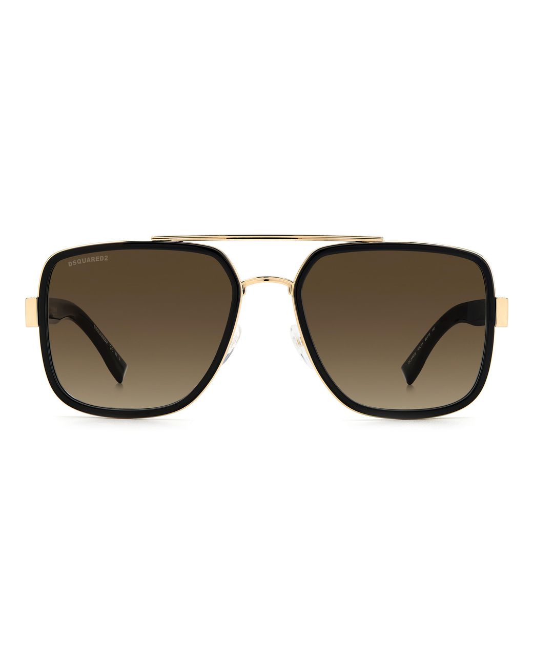 DSquared² Black D2 0060/S Rhl/Ha Sunglasses Acetate Squared Shaded for men