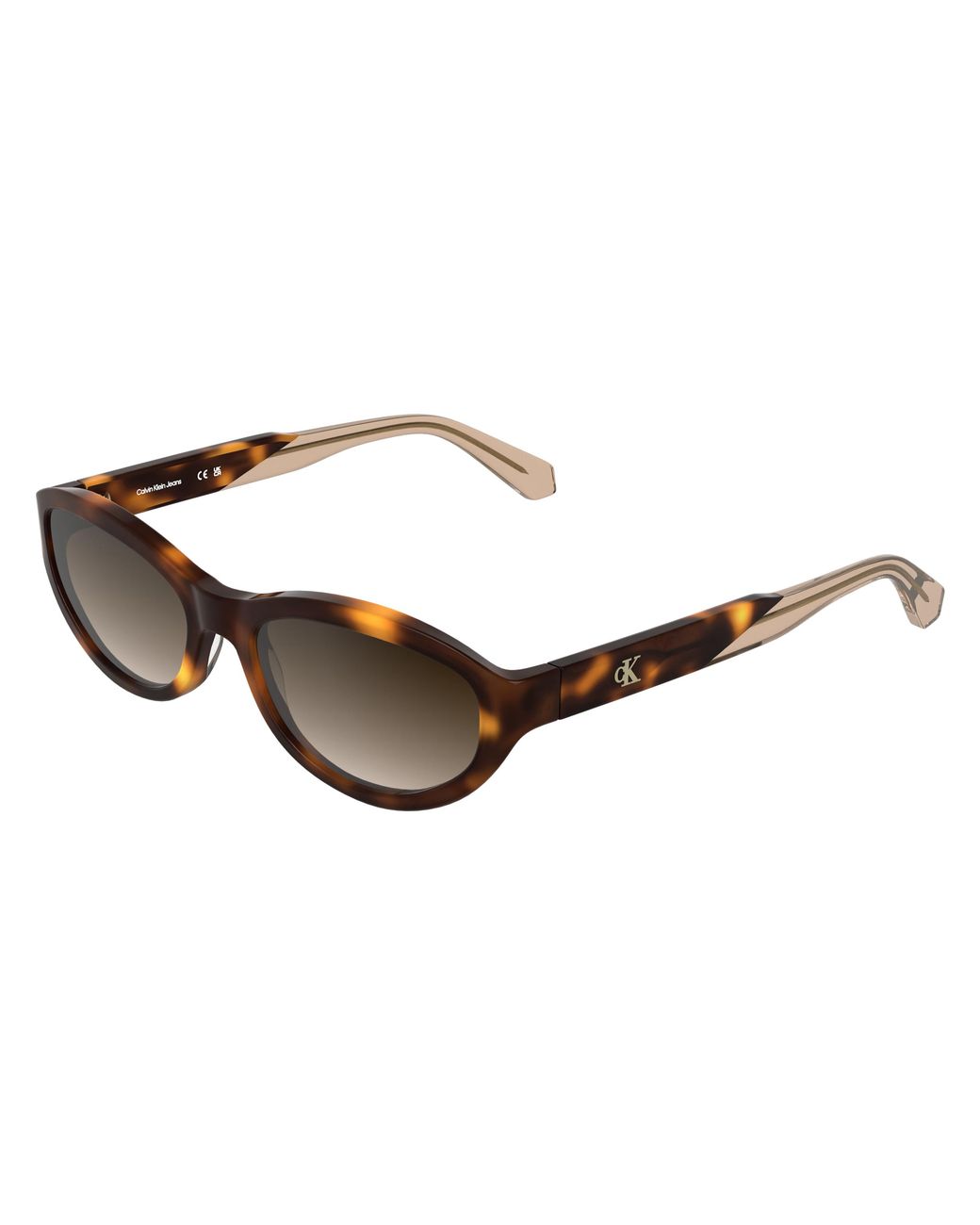 Calvin Klein Black Ckj25618S 235 Sunglasses Acetate Cat Eye Normal Shaded
