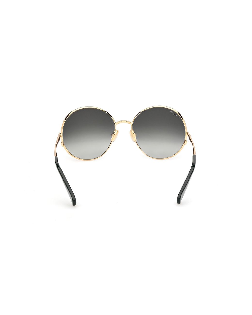 Max Mara Black Mm0191 32A Sunglasses Metal Round Normal