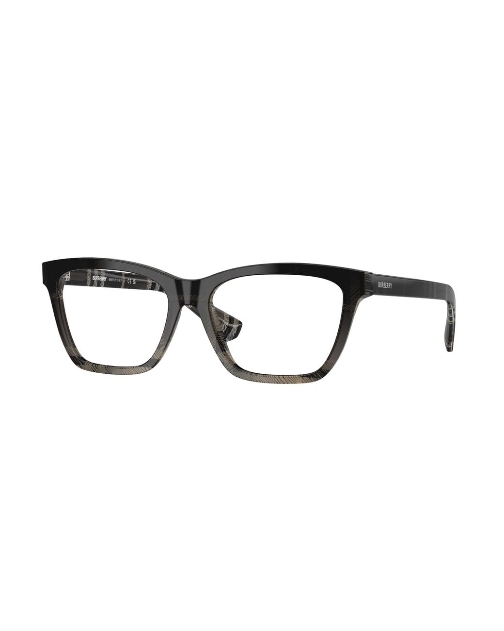 Burberry Black Be2440 4200 Optical Frames Acetate Squared Normal