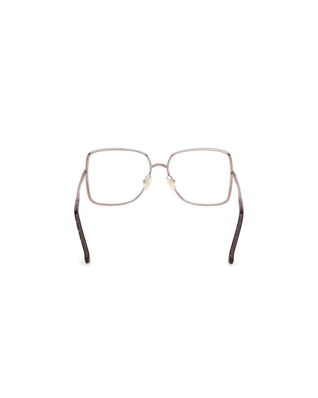 Max Mara Black Mm5257 34 Optical Frames Metal Squared Normal