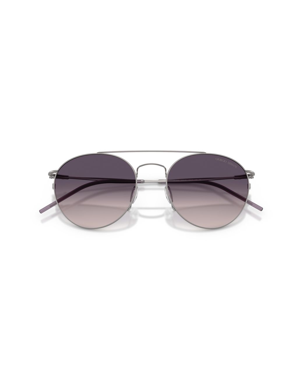 Giorgio Armani Black Ar6183 300336 Sunglasses Metal Round Normal Nuanced for men