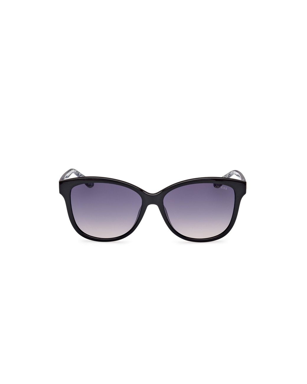 Guess Black Gu7920 01B Sunglasses Injected Round Normal Shaded