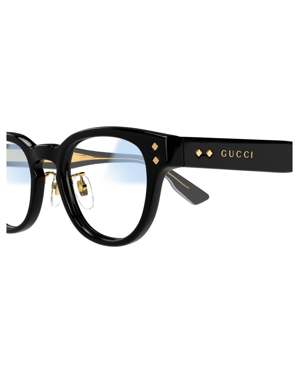 Gucci Black Gg1470Sj 001 Sunglasses Acetate Transparent Round Photochromic for men