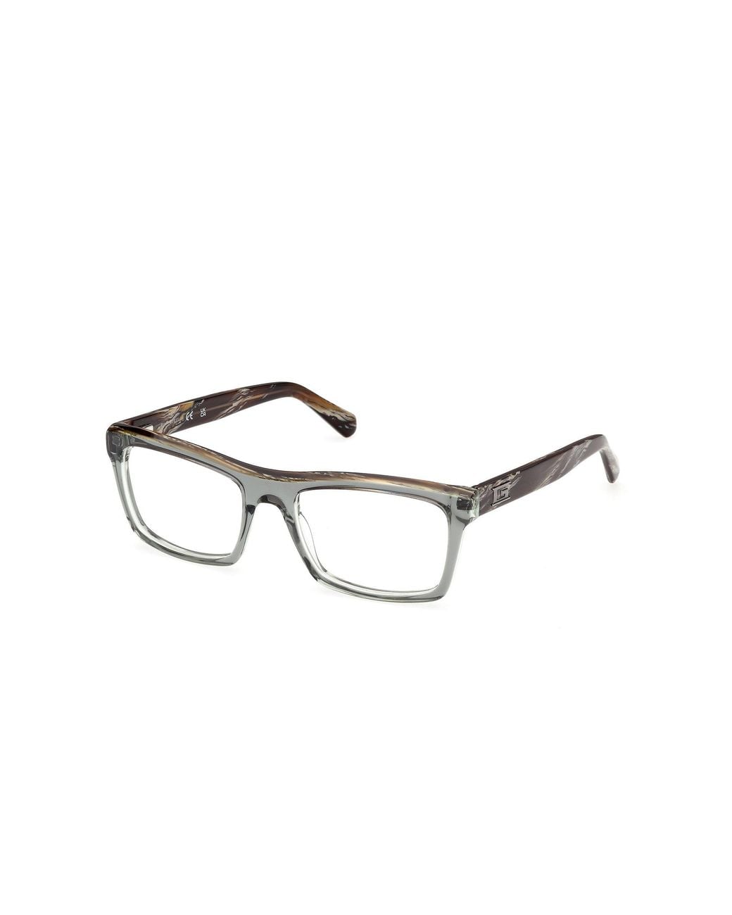 Guess Black Gu50452 96 Optical Frames Acetate Squared Normal for men