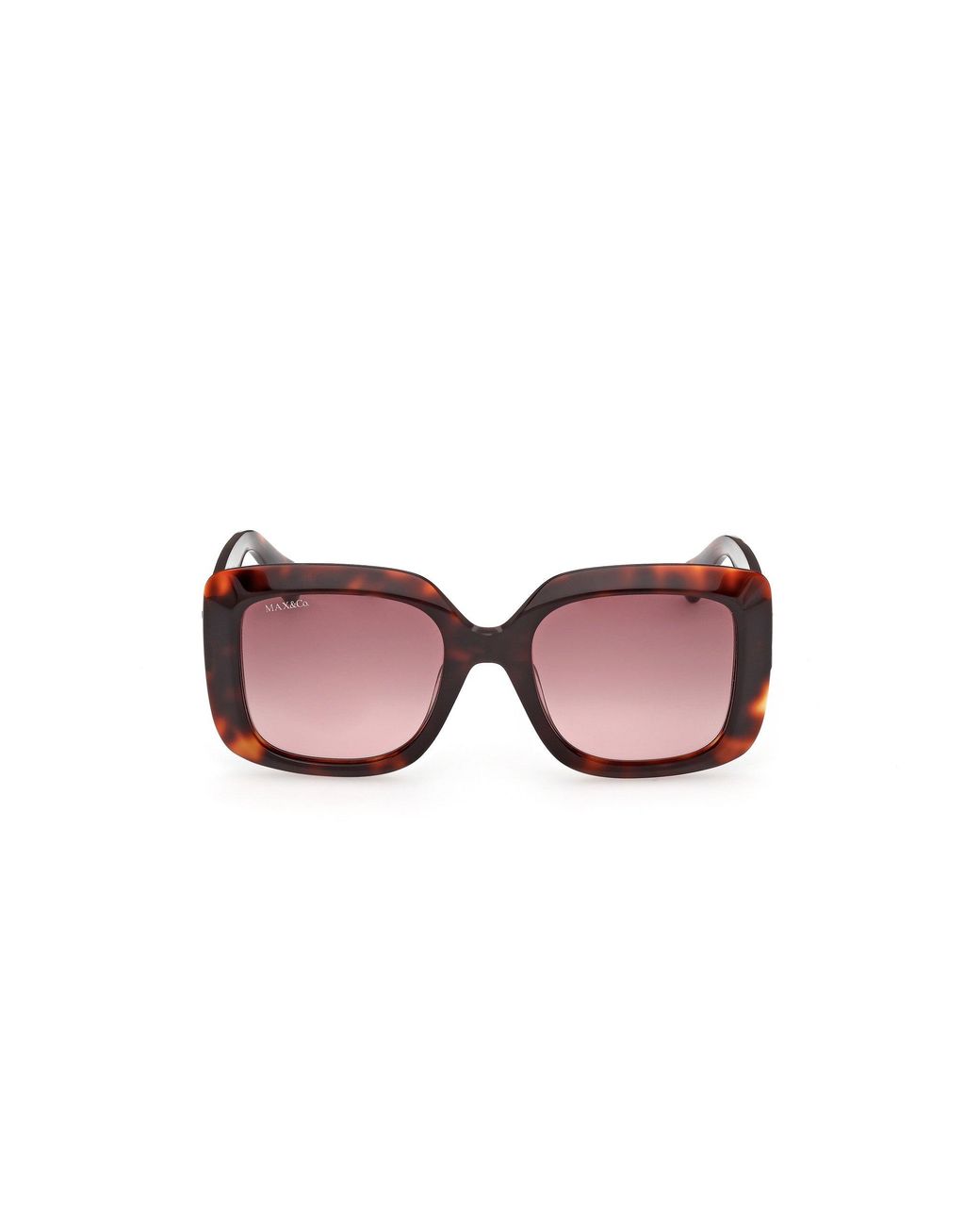 MAX&Co. Black Mo0153 52F Sunglasses Acetate Squared Normal