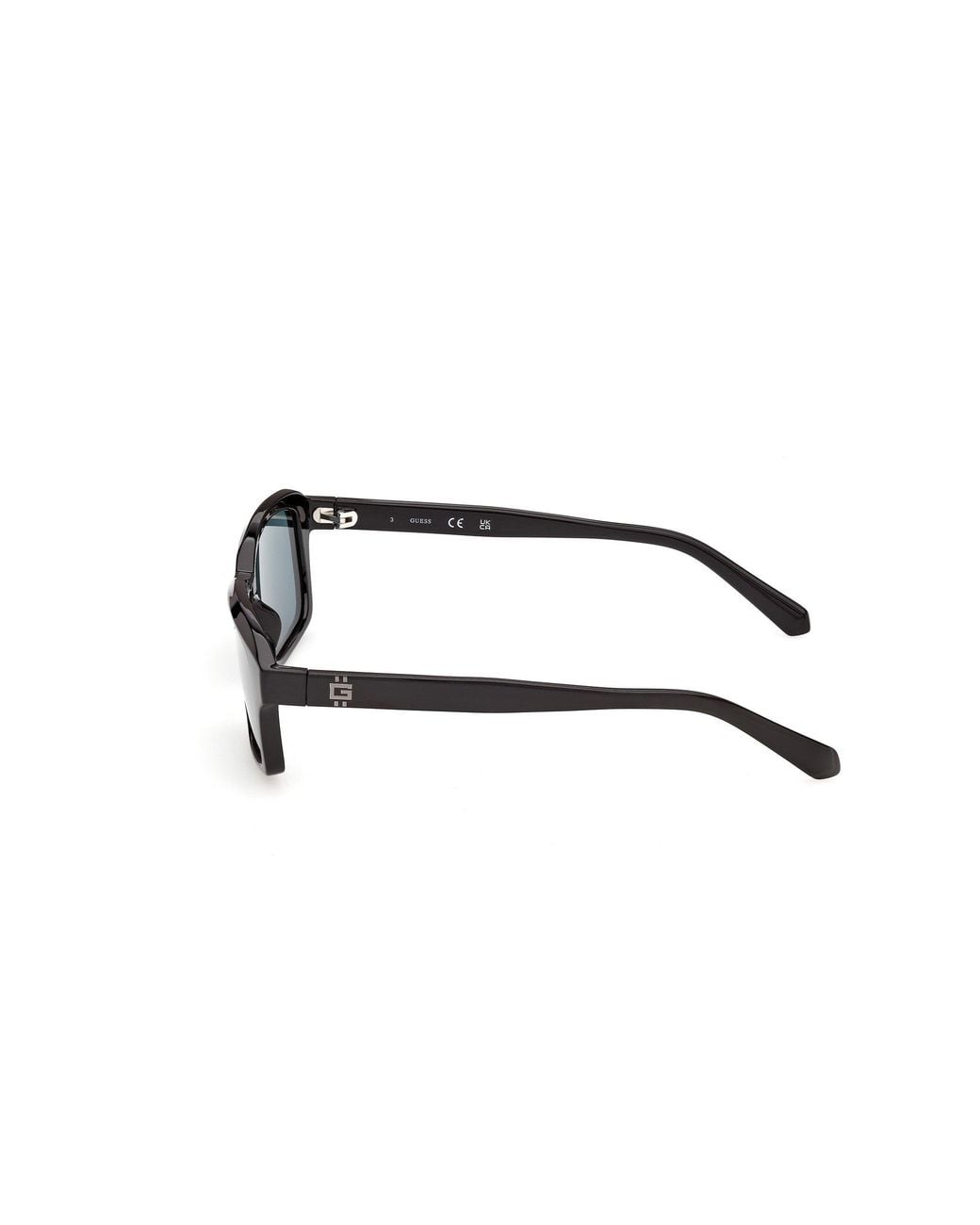 Guess Black Gu00365 01V Sunglasses Injected Squared Normal for men