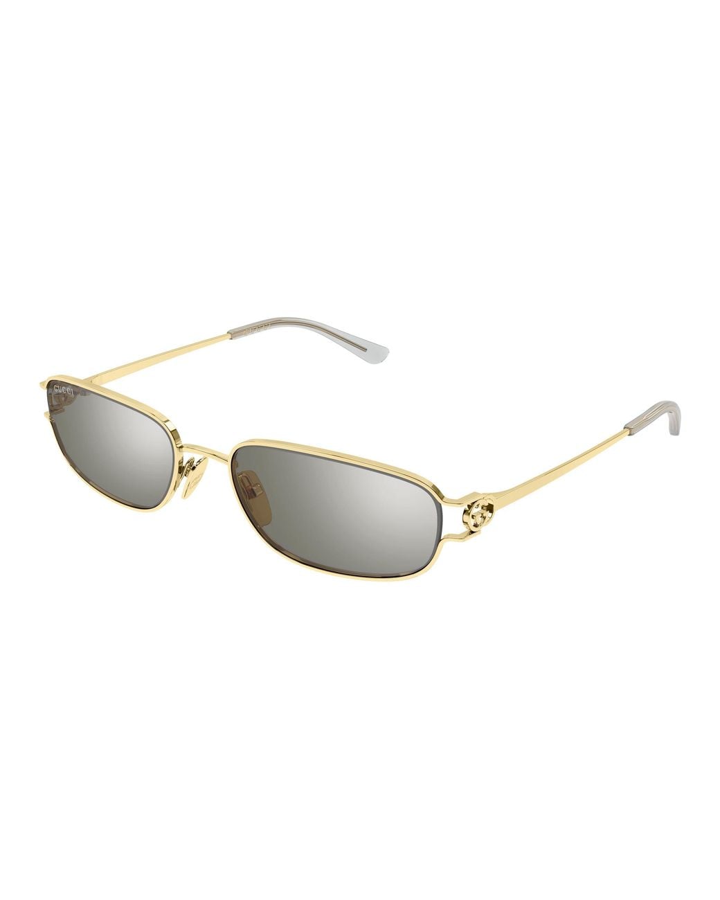 Gucci Black Gg2232S 003 Sunglasses Metal Squared Flash