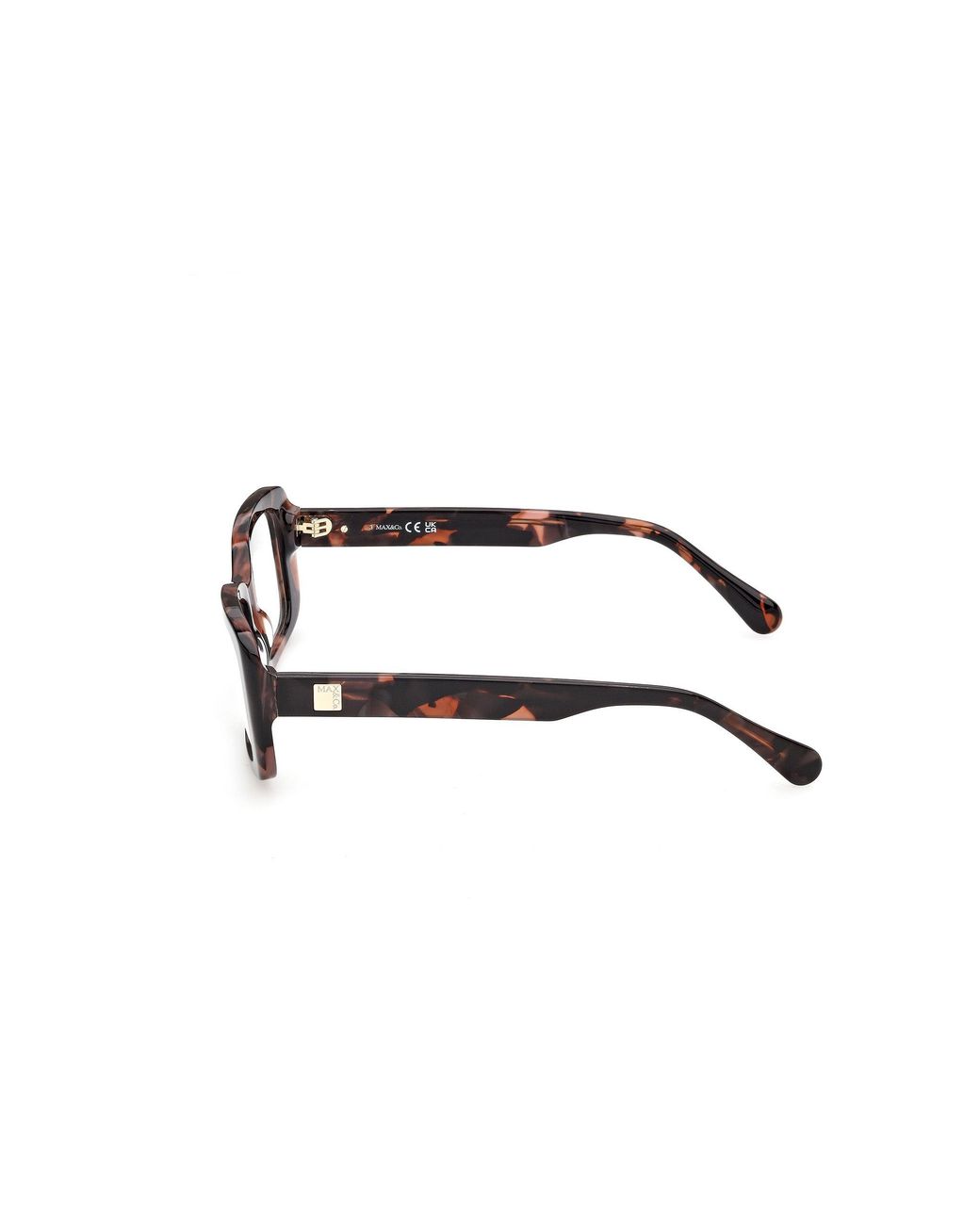 MAX&Co. Black Mo5241 52 Optical Frames Acetate Squared Normal