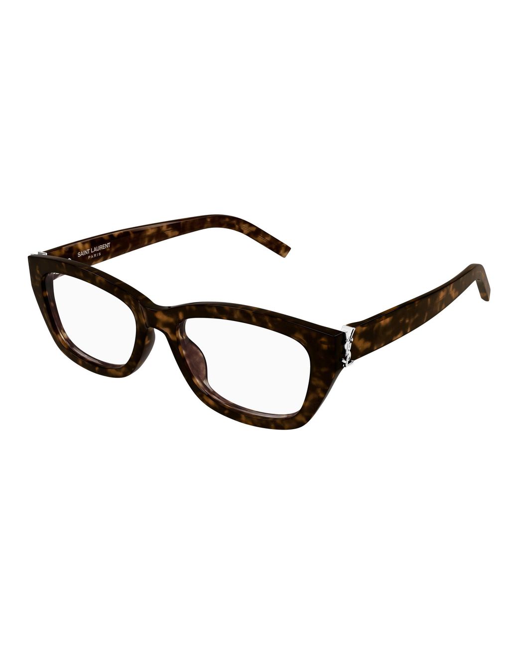 Saint Laurent Black Sl M153 Opt 002 Optical Frames Acetate Transparent Cat Eye "Antiriflesso"