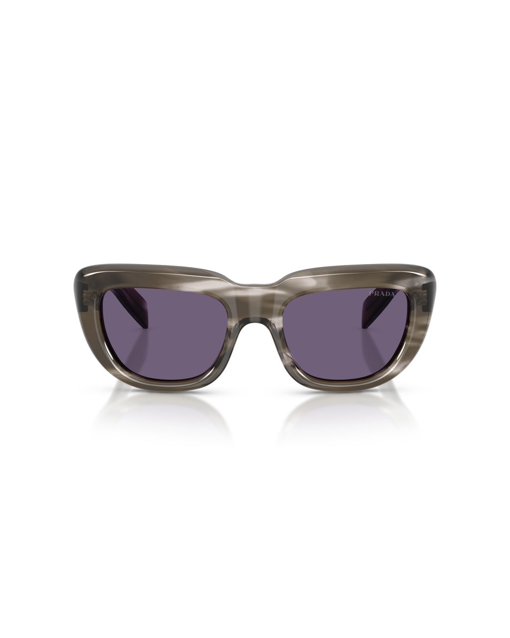 Prada Black Pr D07S 26O70W Sunglasses Acetate Squared Normal