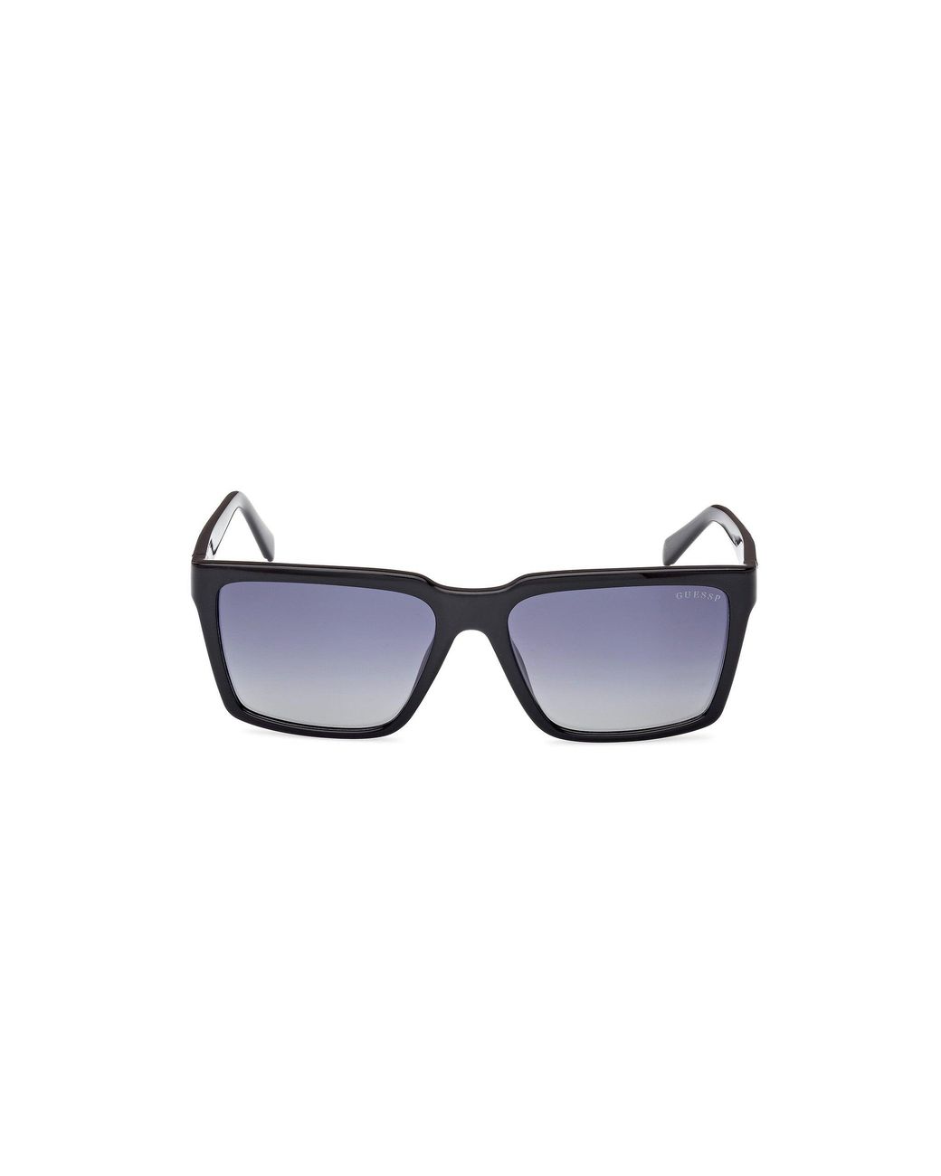 Guess Black Gu00084 01D Sunglasses Injected Squared Polarized for men