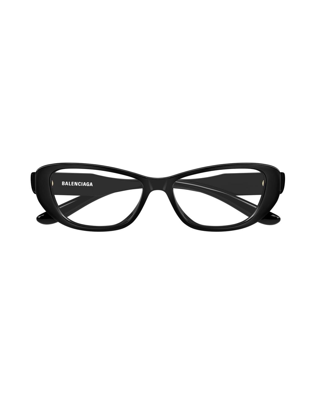 Balenciaga Black Bb0514O 001 Optical Frames Acetate Transparent Geometric