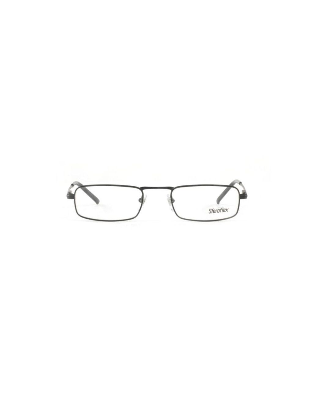 Sferoflex Black Sf2201 136 Optical Frames Metal Squared for men