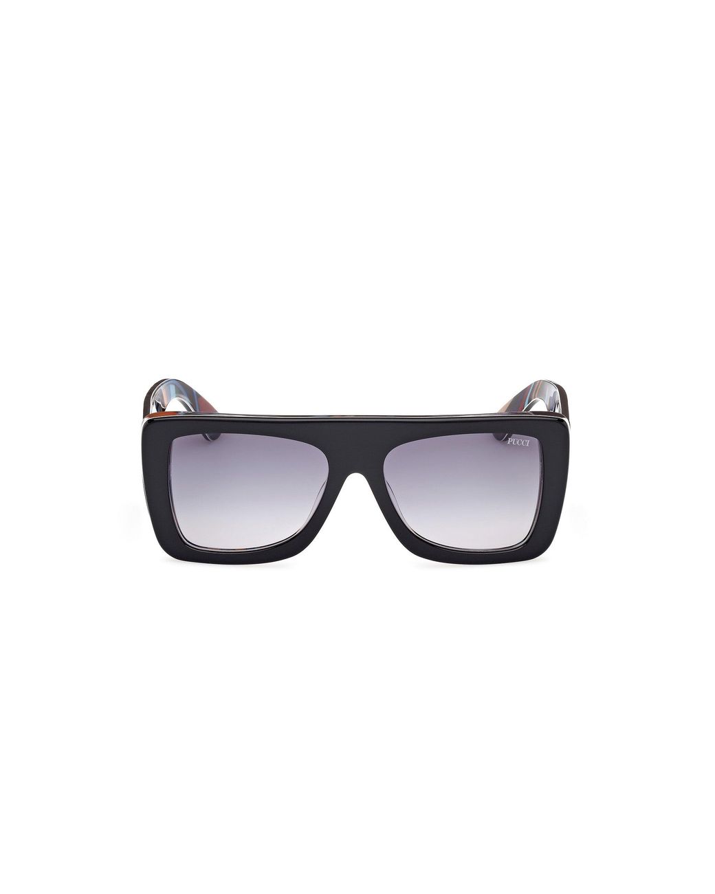 Emilio Pucci Black Ep0230 05W Sunglasses Acetate Squared Normal
