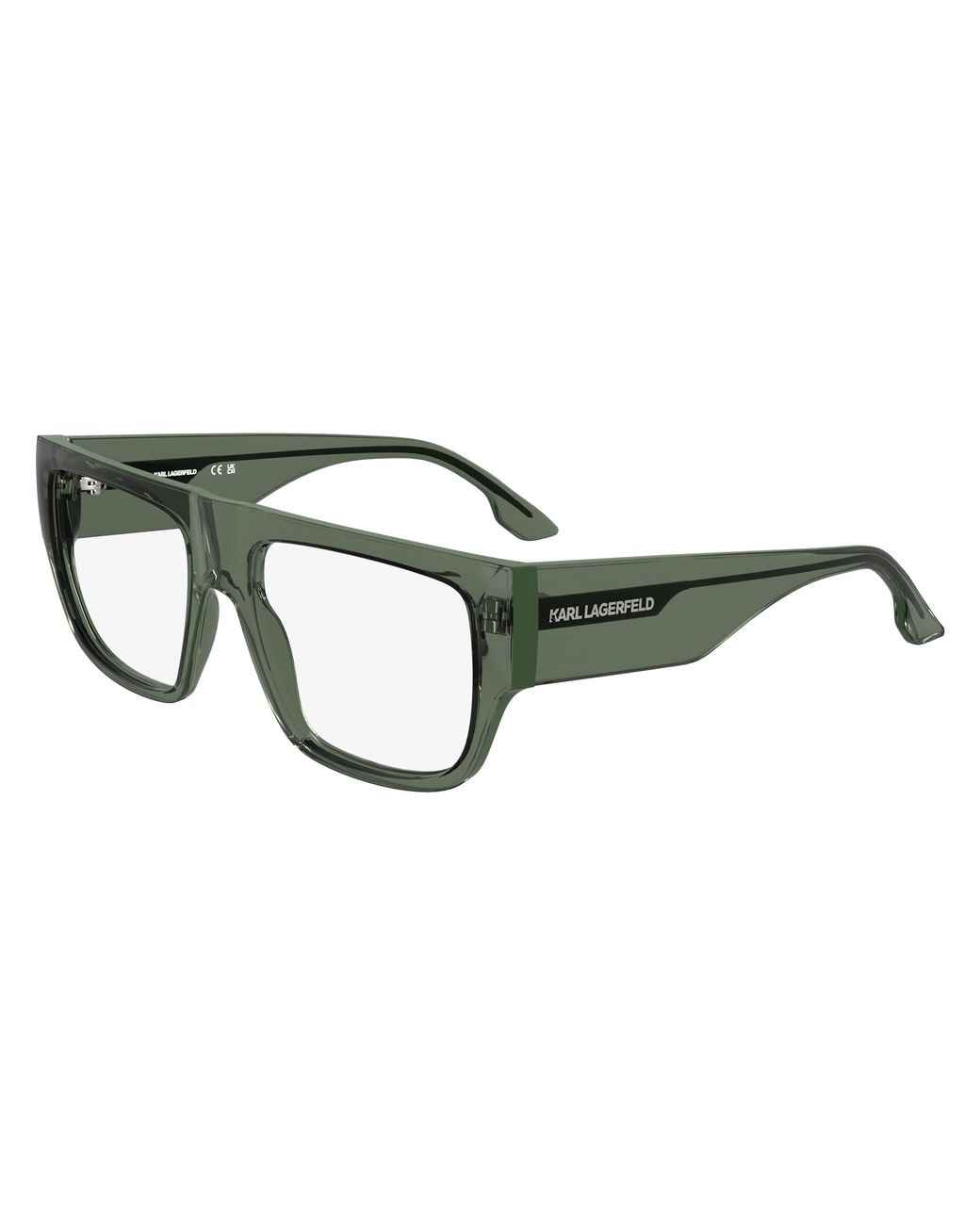 Karl Lagerfeld Green Kl6198 300 Optical Frames Injected Pilot Normal for men