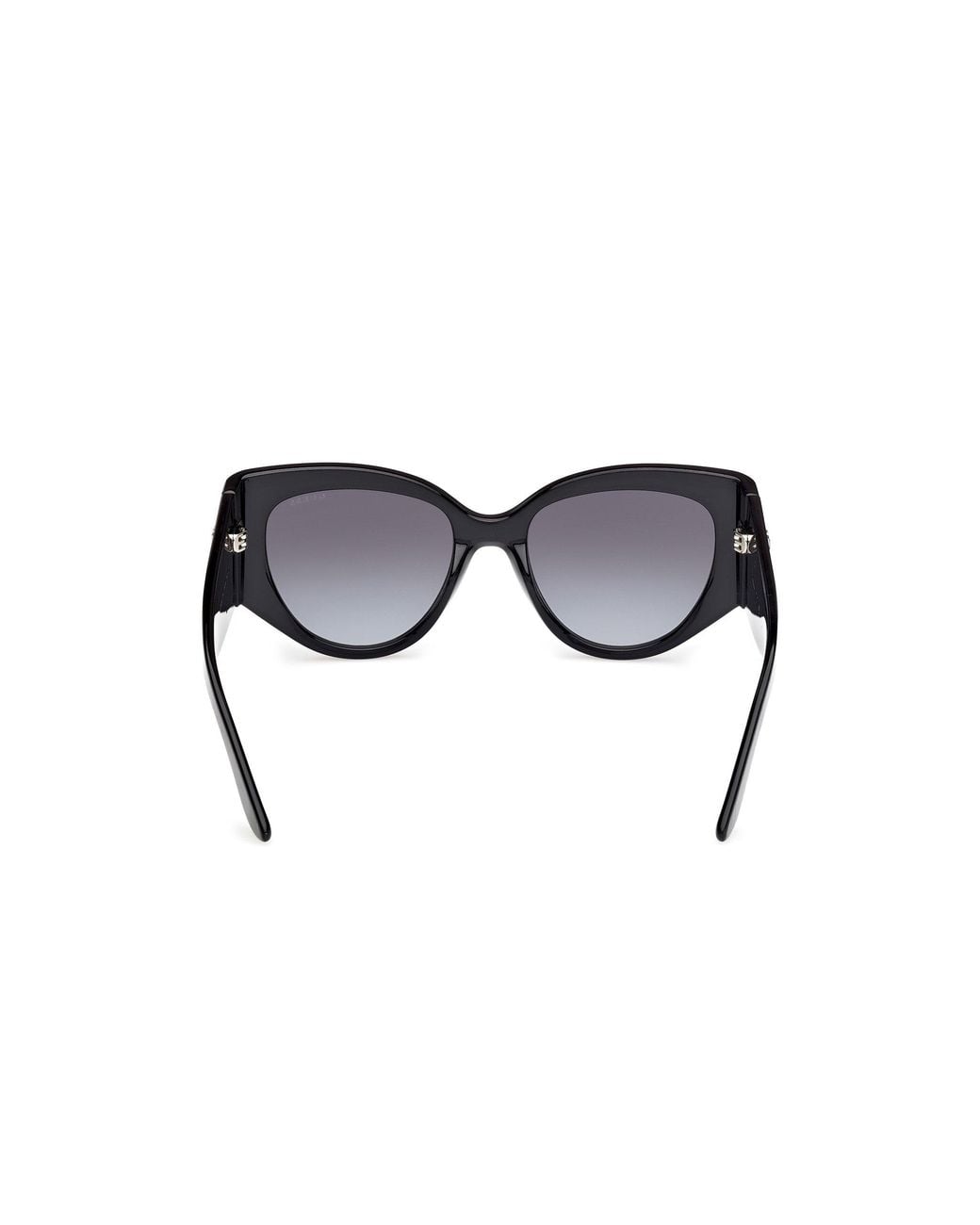 Guess Black Gu00202 01B Sunglasses Injected Smoke Cat Eye Normal
