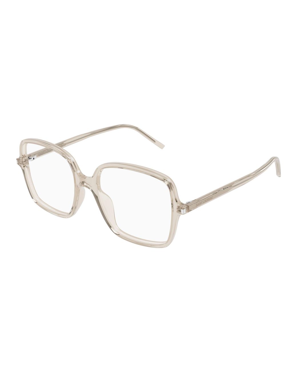 Saint Laurent Black Sl 892 004 Optical Frames Acetate Transparent Squared Antiriflesso