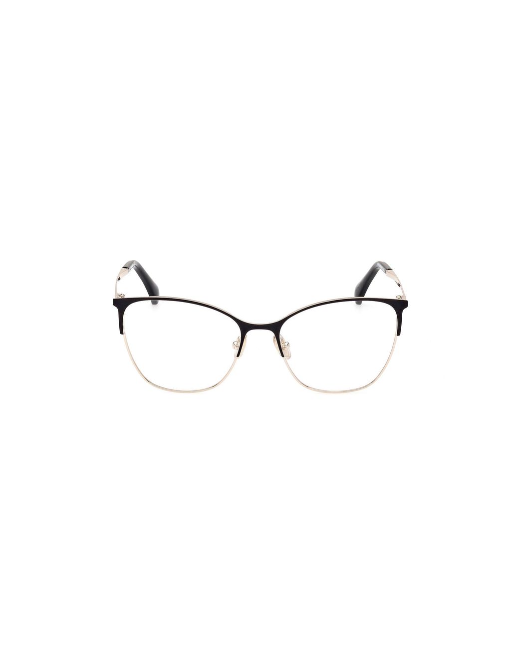 Max Mara Black Mm5104 005 Optical Frames Metal Cat Eye Normal