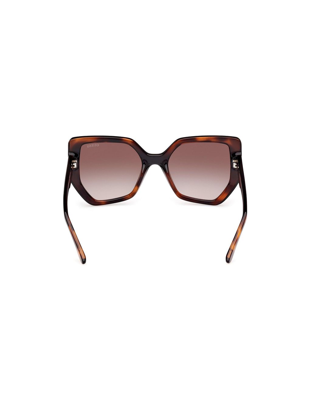 Guess Black Gu00154 52F Sunglasses Injected Geometric Normal