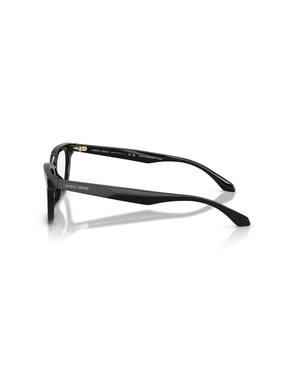 Giorgio Armani Black Ar7290U 6397 Optical Frames Acetate Transparent Butterfly Normal