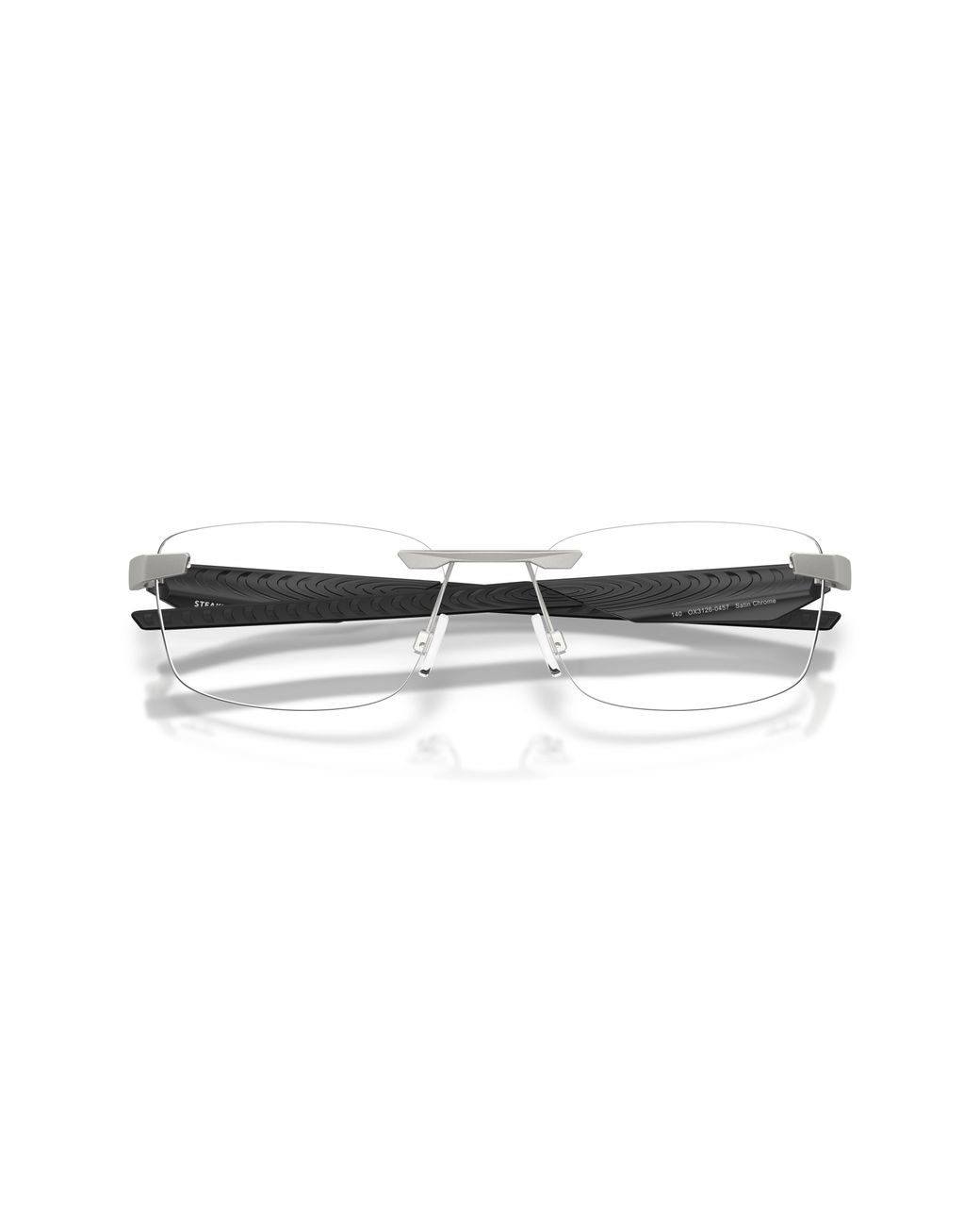 Oakley Black Ox3126 Steakhouse 1.0 312604 Optical Frames Metal Transparent Squared Normal
