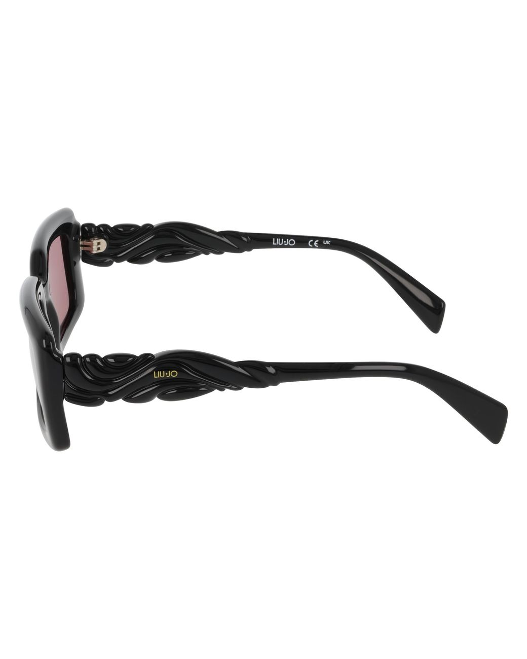 Liu Jo Black Lj806S 001 Sunglasses Bio-Inject Squared Normal