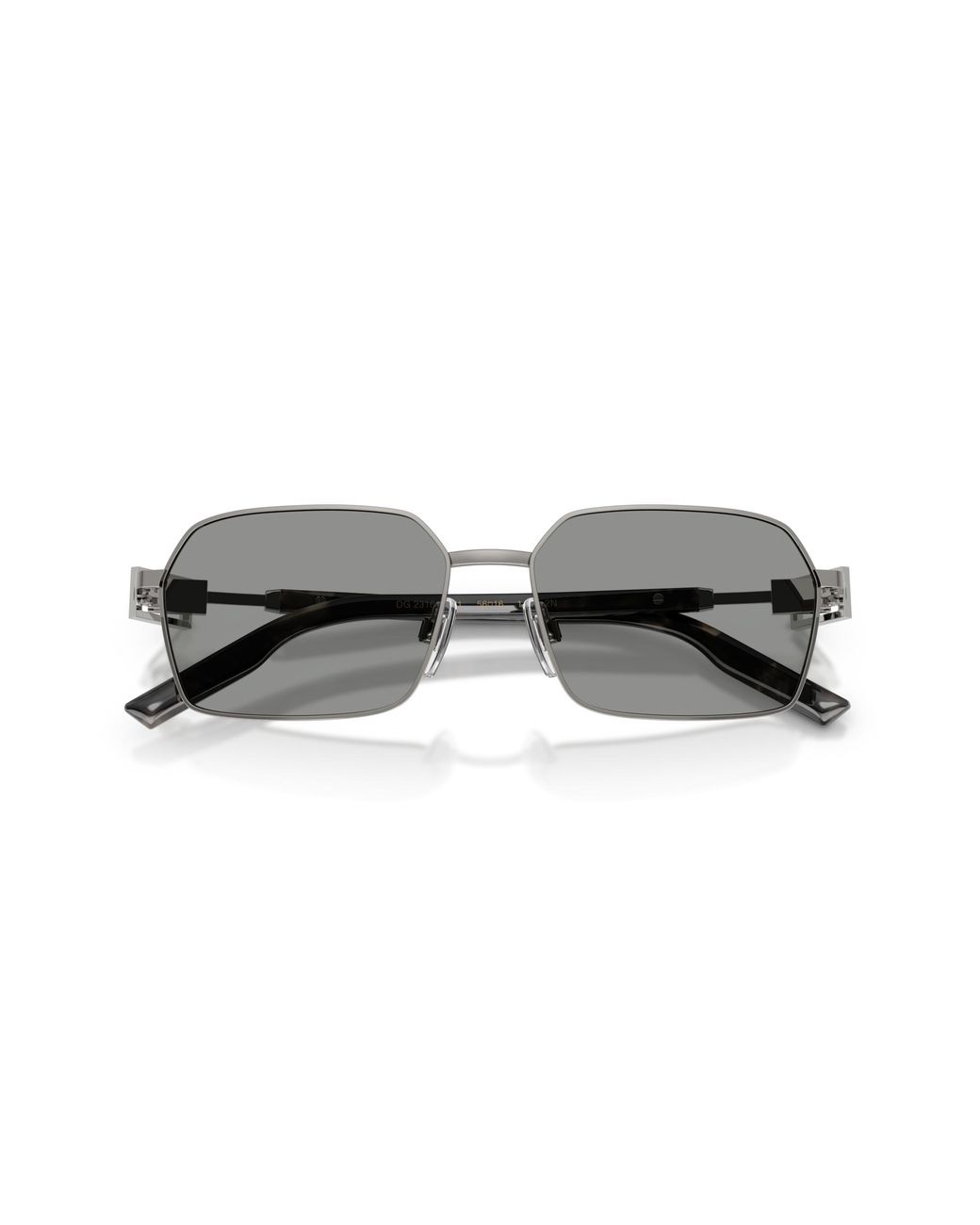 Dolce & Gabbana Black Dg2316 04/1 Sunglasses Metal Squared Normal for men