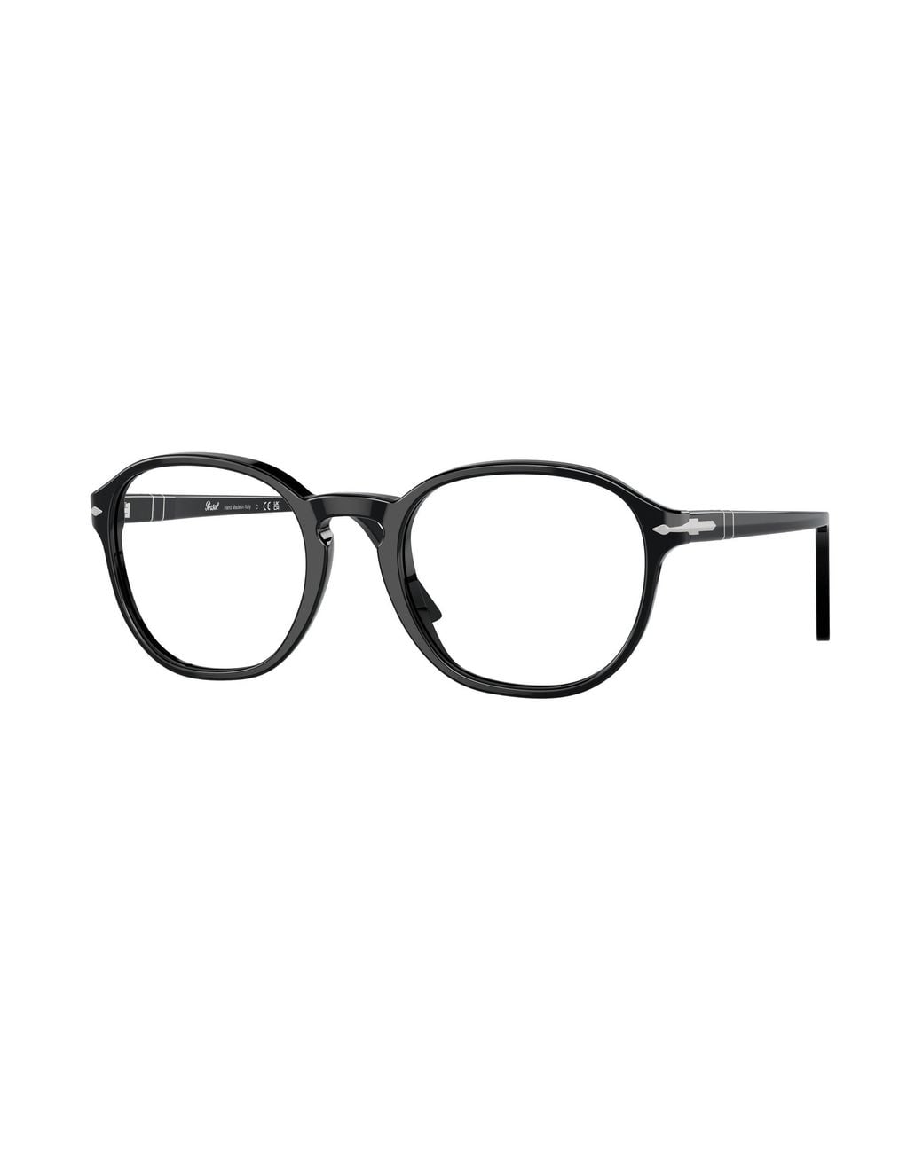 Persol Black Po3343V 95 Optical Frames Acetate Transparent Pantos Normal