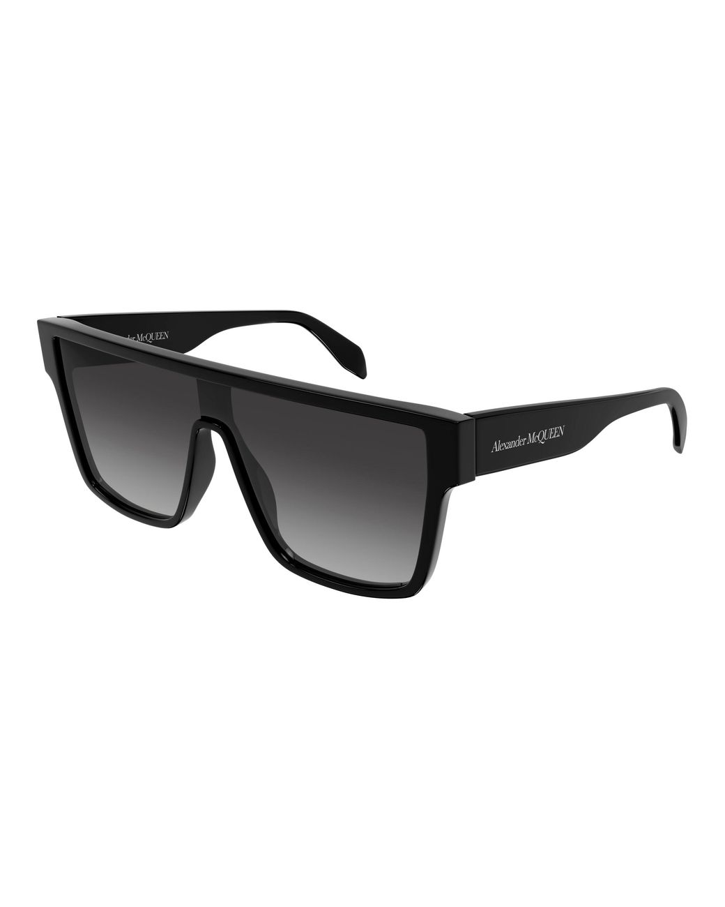 McQueen Black Am0354S 001 Sunglasses Acetate Squared Shaded for men
