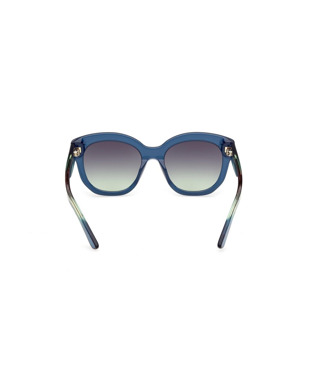 Emilio Pucci Blue Ep0254 90B Sunglasses Acetate Smoke Geometric Normal
