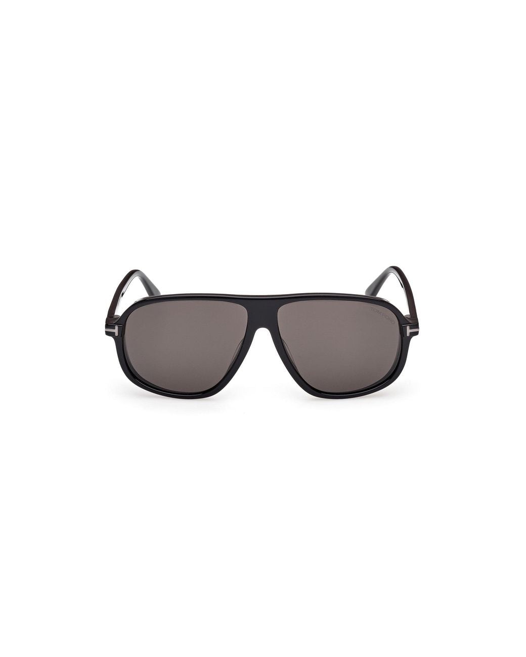 Tom Ford Black Ft1208-N Guillaume 01A Sunglasses Acetate Smoke Pilot Normal for men