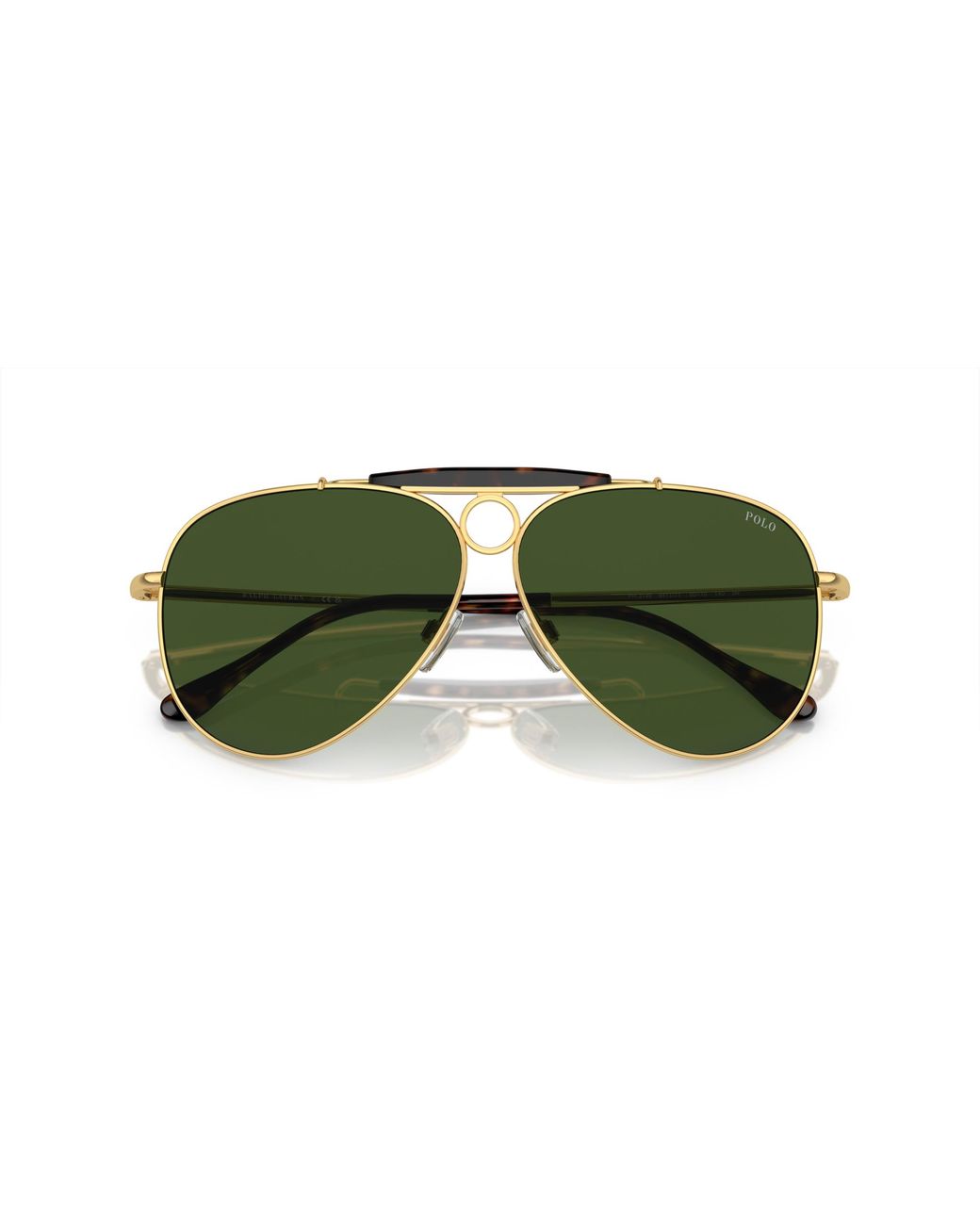 Polo Ralph Lauren Green Ph3149 941171 Sunglasses Metal Pilot Normal for men