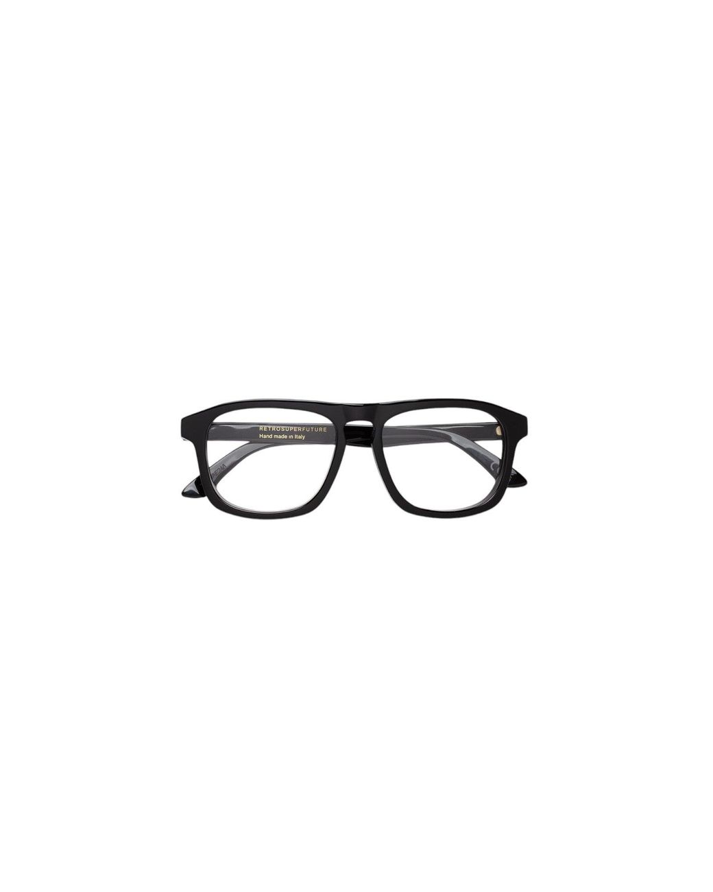 Retrosuperfuture Black Tj9 Numero 123 Optical Frames Acetate Squared