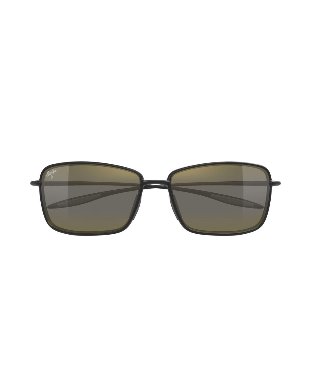Maui Jim Black Mj0371S 002 Occhiali Da Sole Iniettato Bronzo Squadrata