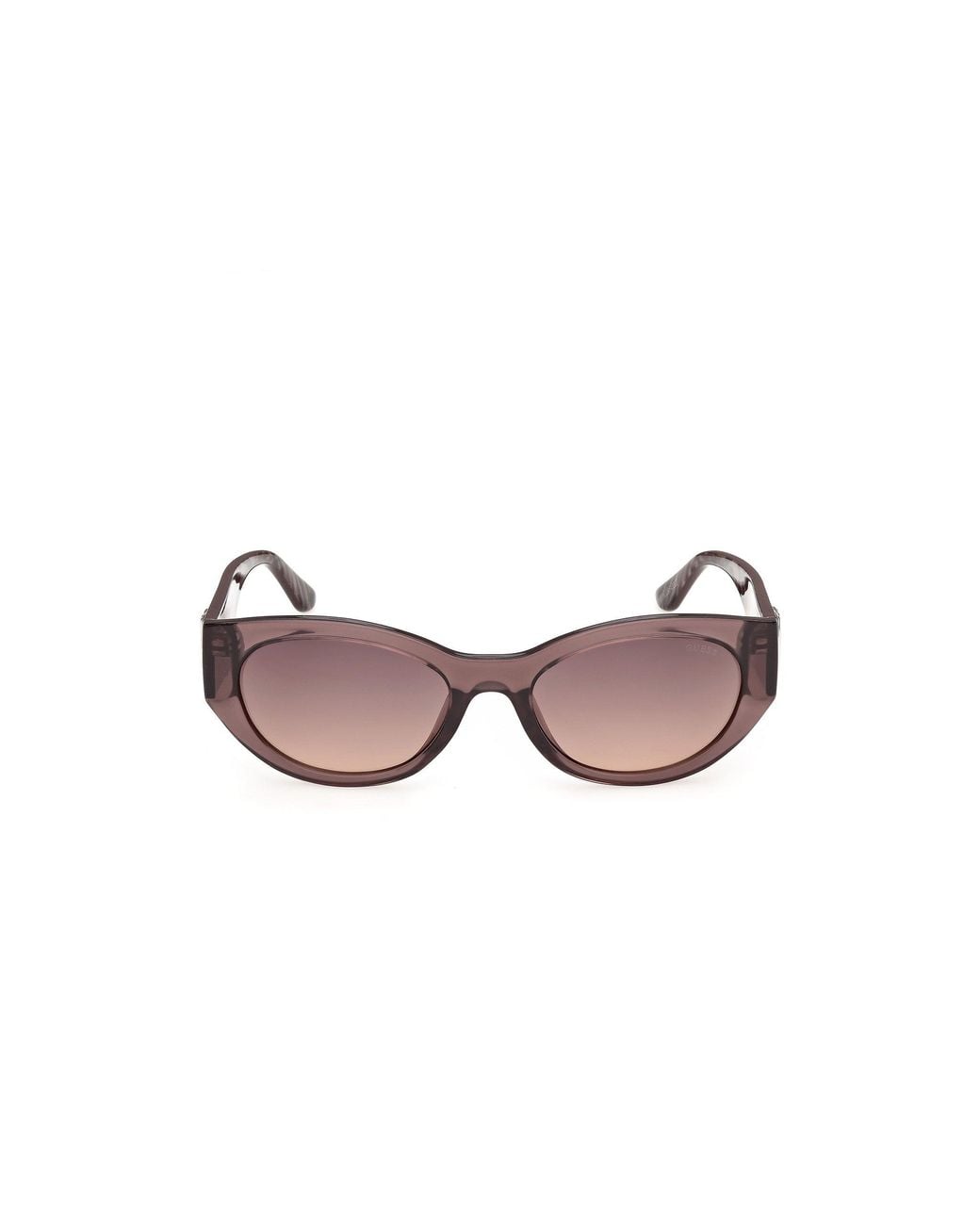 Guess Black Gu00362 48F Sunglasses Injected Round Normal