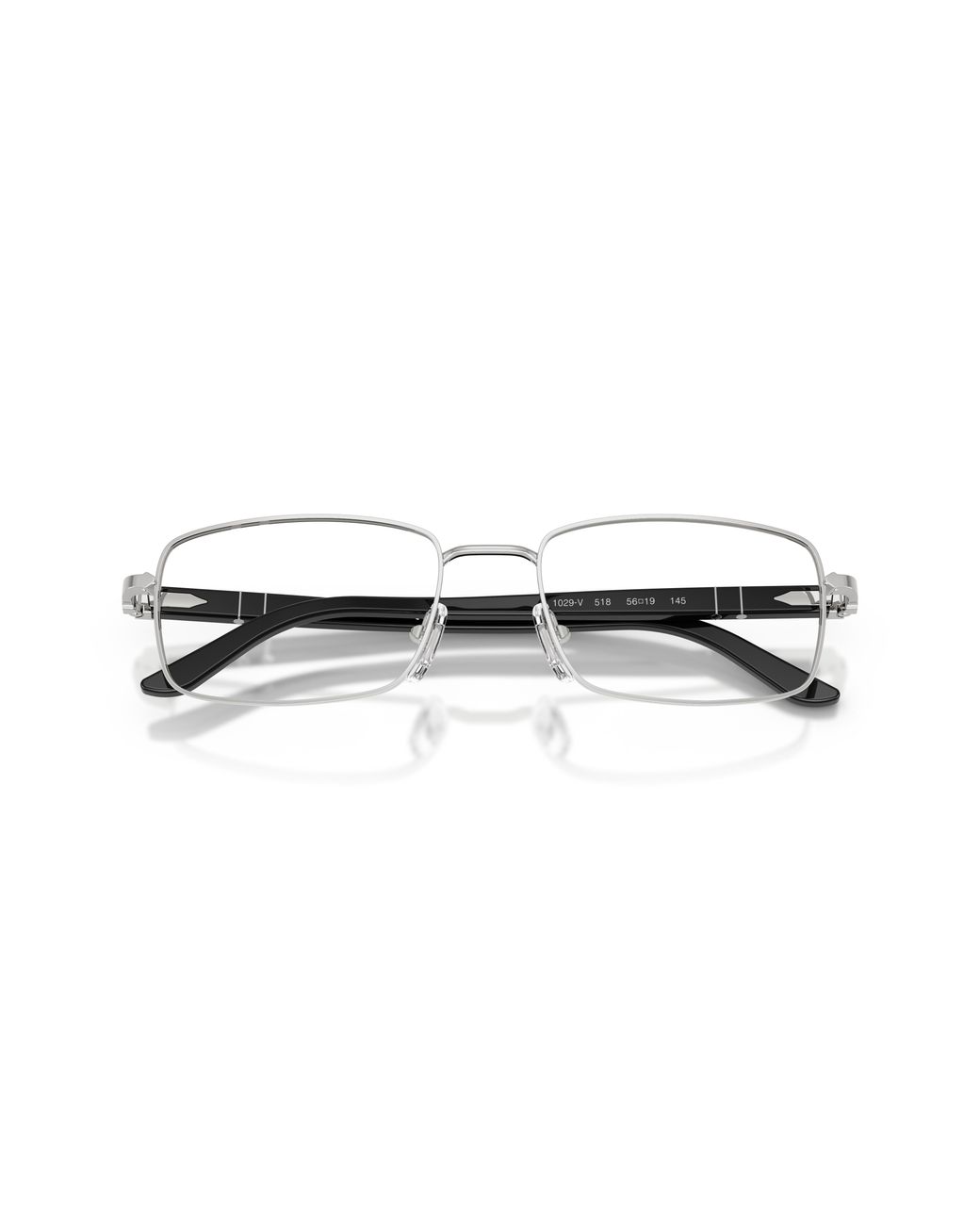 Persol Black Po1029V 518 Optical Frames Metal Transparent Pillow Normal