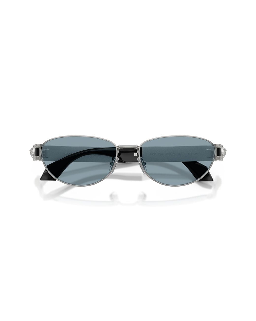 Versace Black Ve2304 152672 Sunglasses Metal Cat Eye Normal