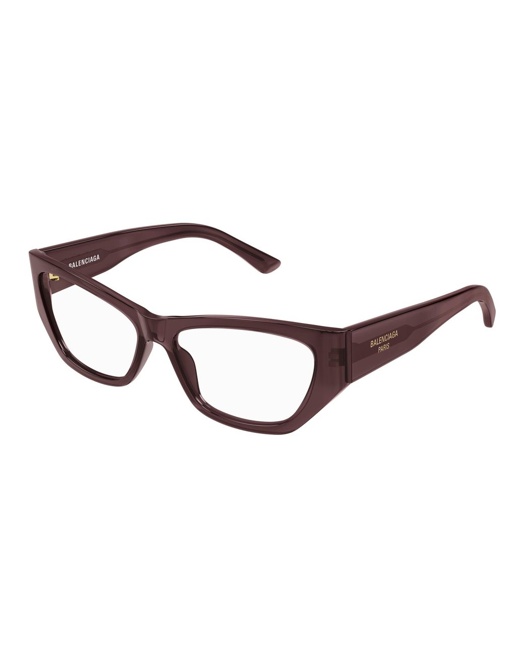 Balenciaga Black Bb0372O 004 Optical Frames Acetate Transparent Cat Eye