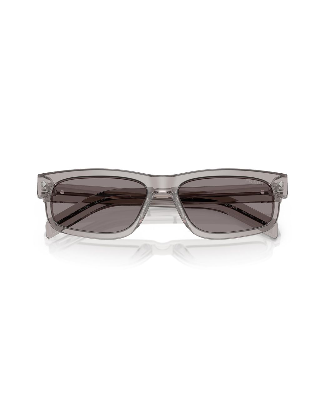 Prada Black Pr B11S 10J03D Sunglasses Acetate Squared Normal for men