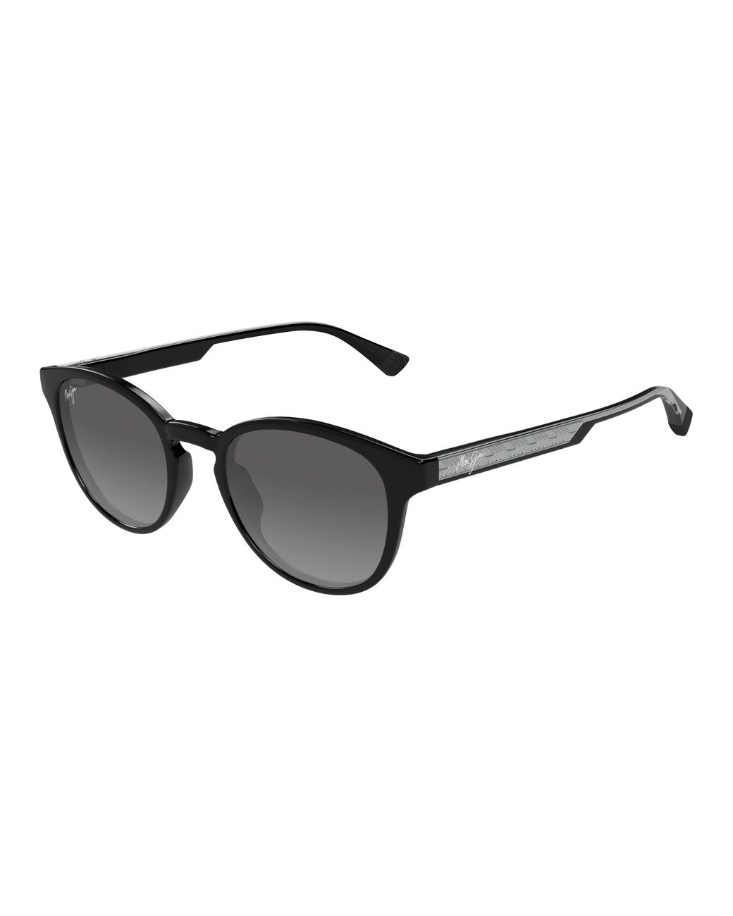 Maui Jim Black Mj0636S 001 Sunglasses Bio-Injected Round