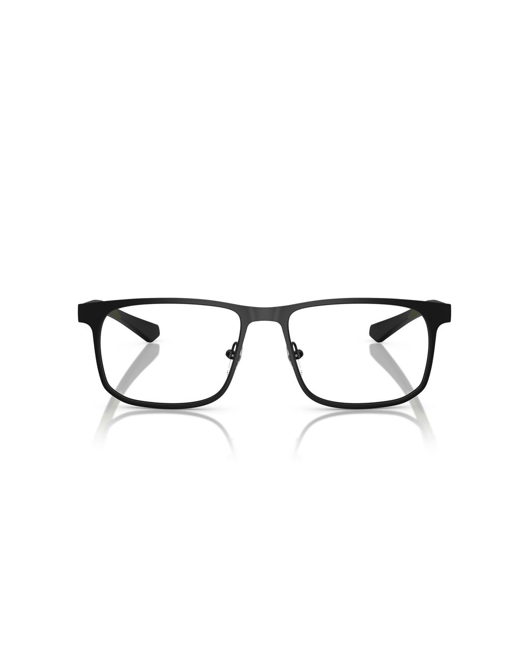Emporio Armani Black Ea1163 3390 Optical Frames Metal Squared Normal for men