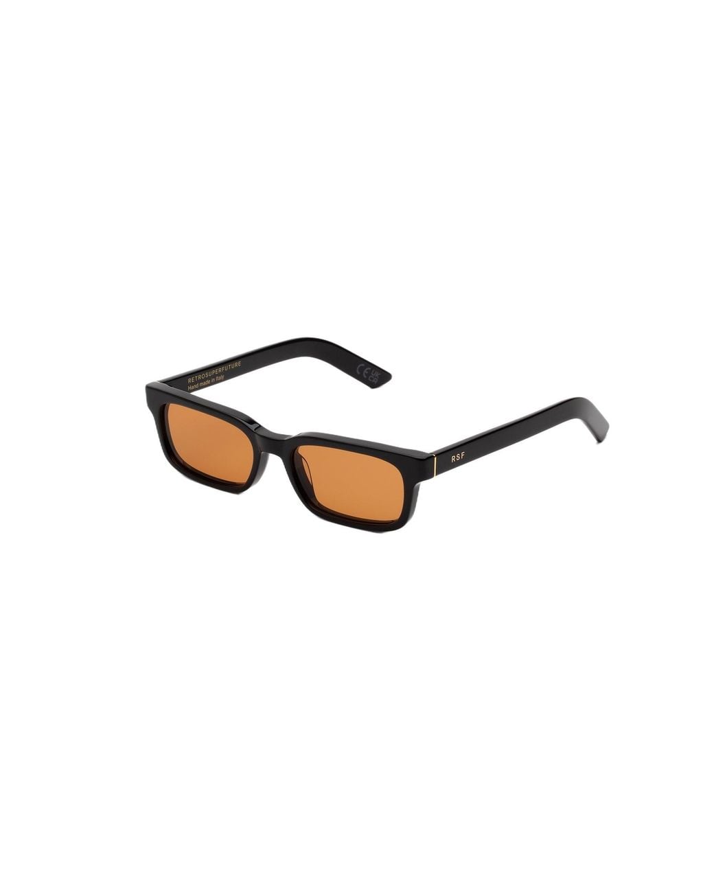 Retrosuperfuture Black Mti Gesto Refined Sunglasses Acetate Squared Normal
