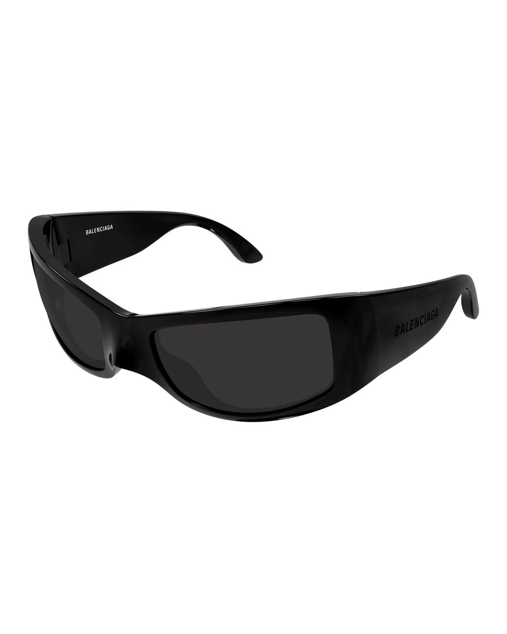 Balenciaga Black Bb0461S 001 Sunglasses Bio-Injected Geometric